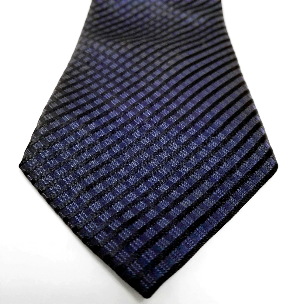EUC Sean John Blue Diamond Silk Tie